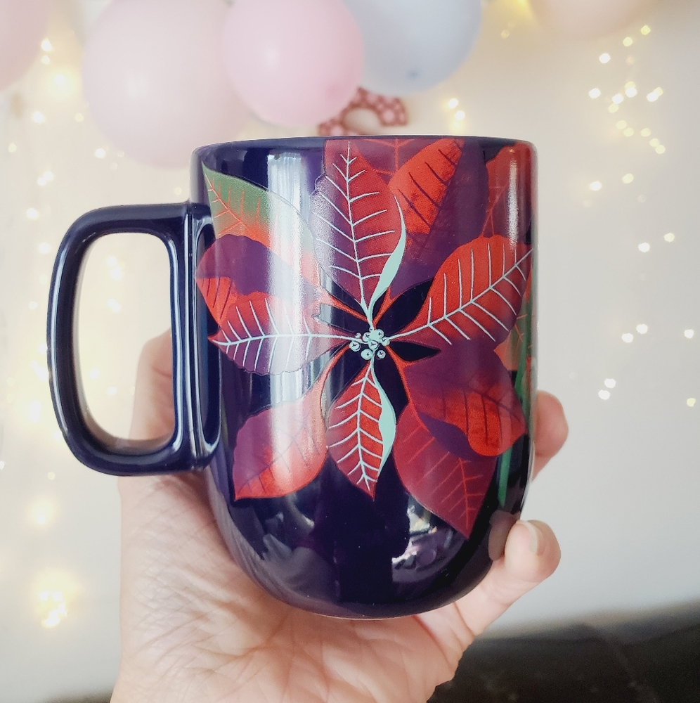 Starbucks mug ceramic cup holiday flower - Picture 3 of 5